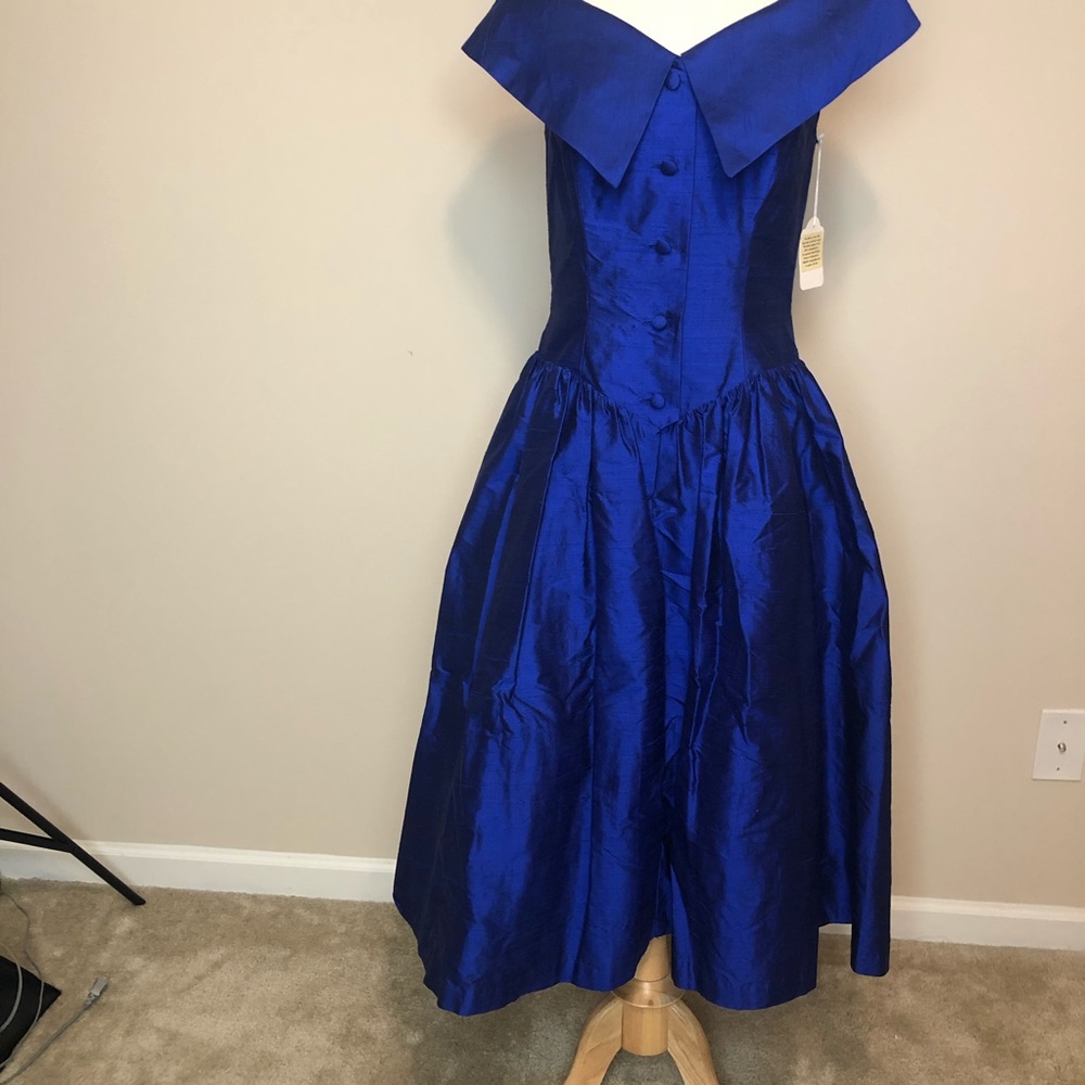 Hand spun silk dress